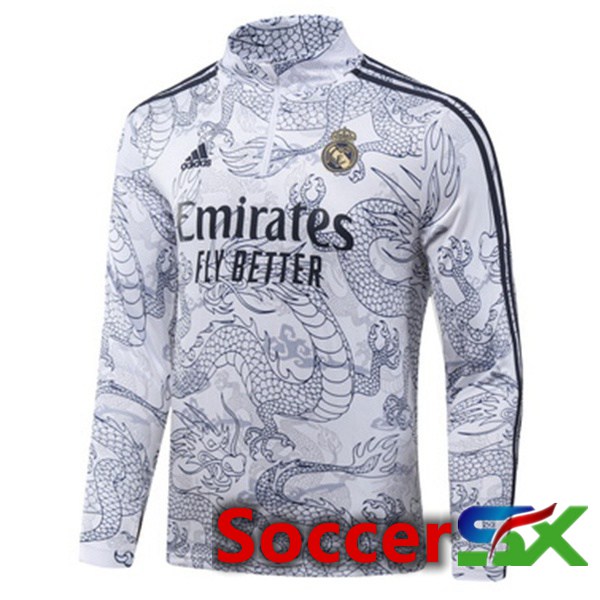 Real Madrid Training Sweatshirt White 2023/2024