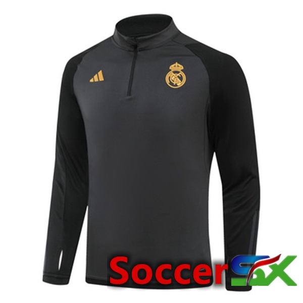 Real Madrid Training Sweatshirt Black 2023/2024