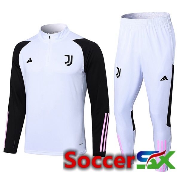 Juventus Training Tracksuit Suit White 2023/2024