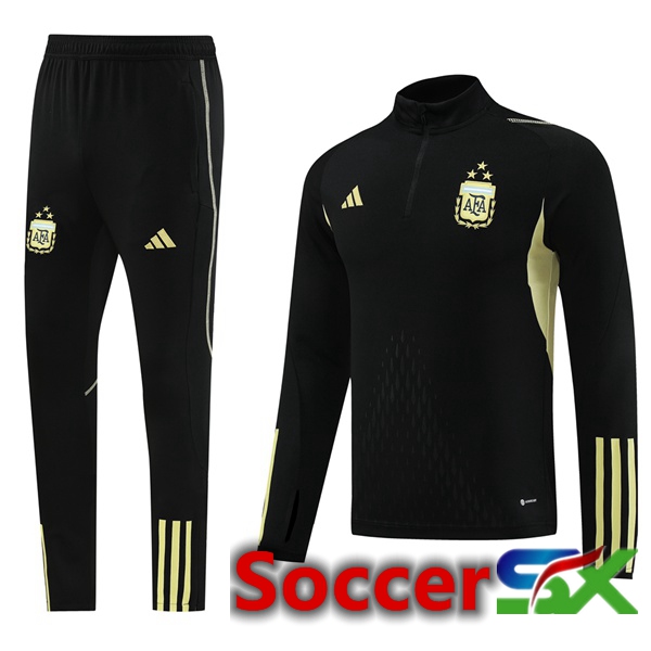 Argentina Training Tracksuit Suit Black 2023/2024