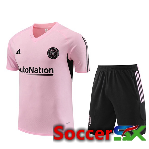 Inter Miami CF Training T Shirt + Shorts Pink 2023/2024