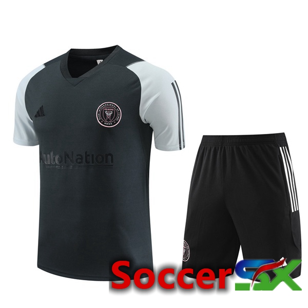 Inter Miami CF Training T Shirt + Shorts Grey 2023/2024