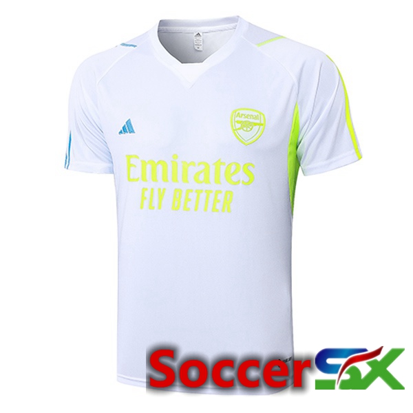 Arsenal Training T Shirt White 2023/2024