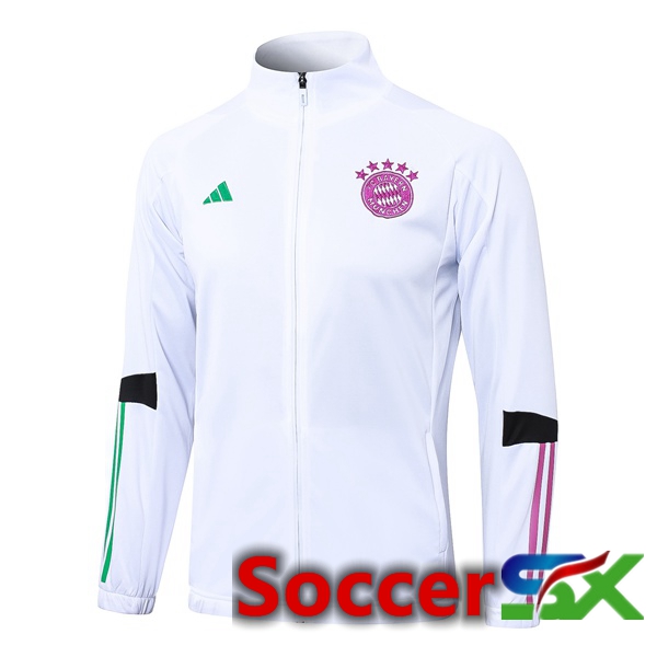 Bayern Munich Training Jacket White 2023/2024