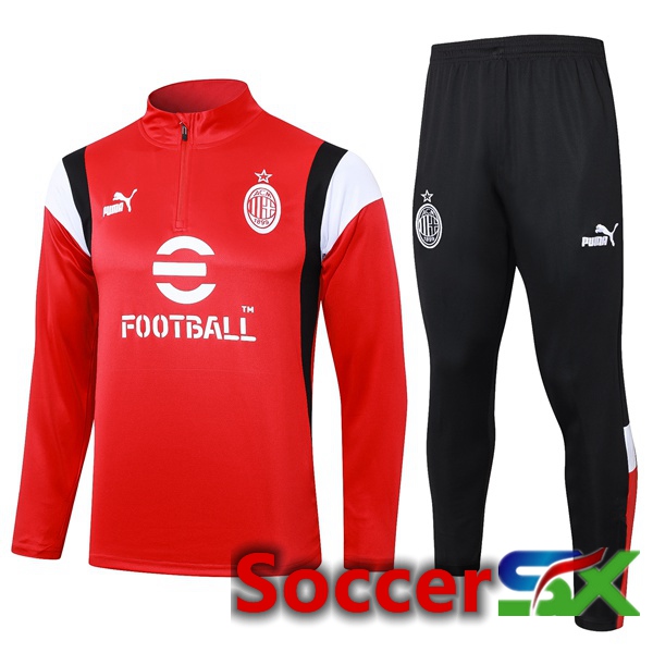 AC Milan Training Tracksuit Suit Red 2023/2024