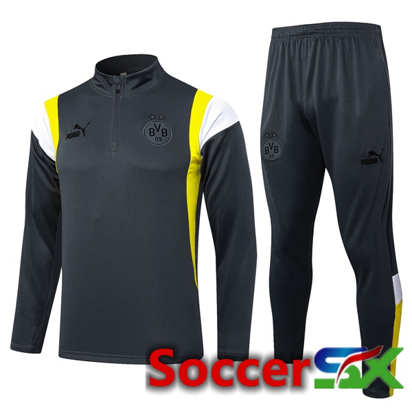 Dortmund BVB Training Tracksuit Suit Grey 2023/2024