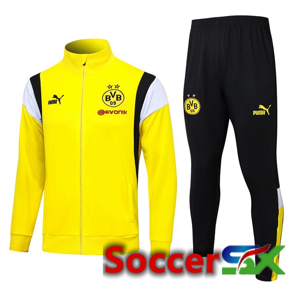 Dortmund BVB Training Jacket Suit Yellow 2023/2024