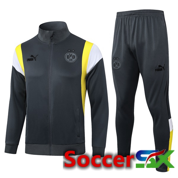 Dortmund BVB Training Jacket Suit Grey 2023/2024