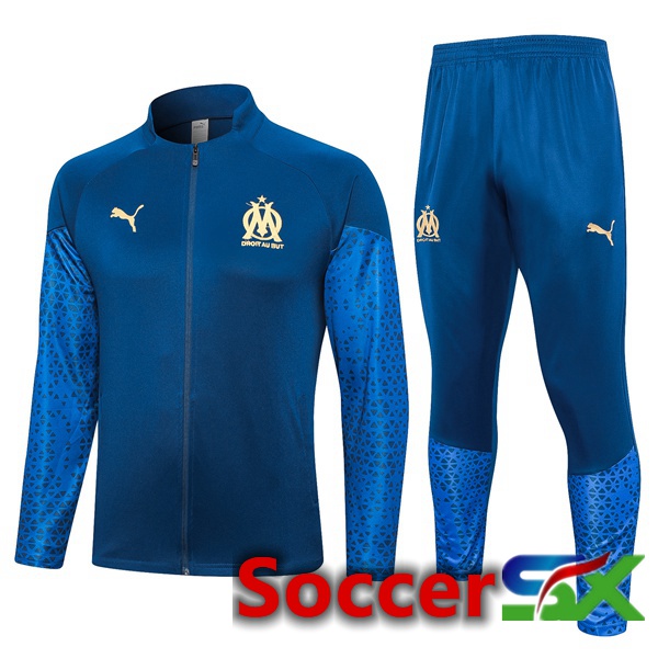 Marseille OM Training Jacket Suit Blue 2023/2024