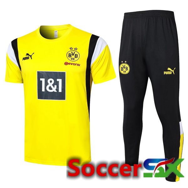 Dortmund BVB Training T Shirt + Pants Yellow 2023/2024