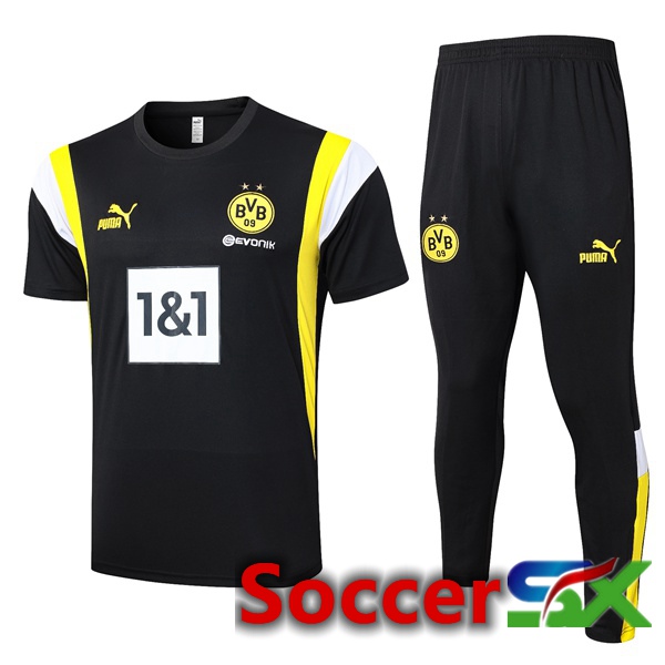 Dortmund BVB Training T Shirt + Pants Black 2023/2024