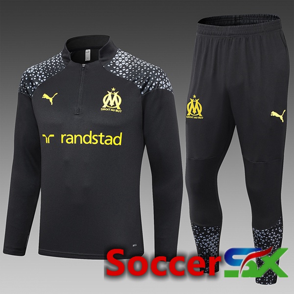 Marseille OM Kids Training Tracksuit SuitBlack 2023/2024