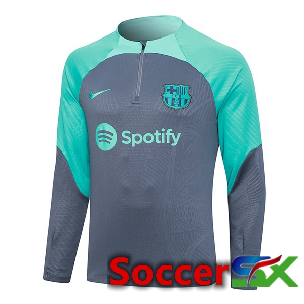 FC Barcelona Training Sweatshirt Grey Green 2023/2024