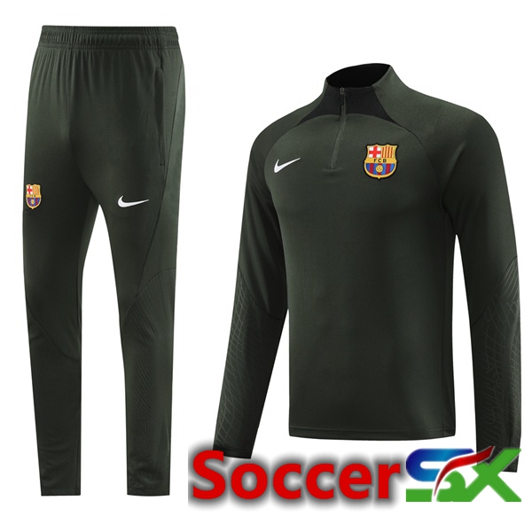 FC Barcelona Training Tracksuit Suit Green 2023/2024