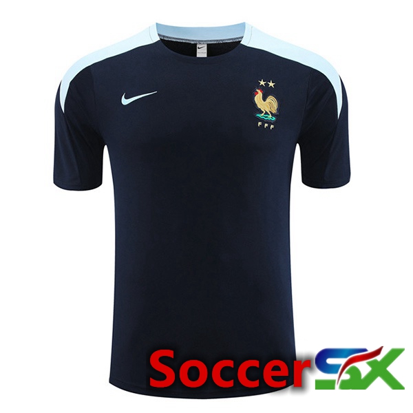 France Training T Shirt Royal Blue 2023/2024