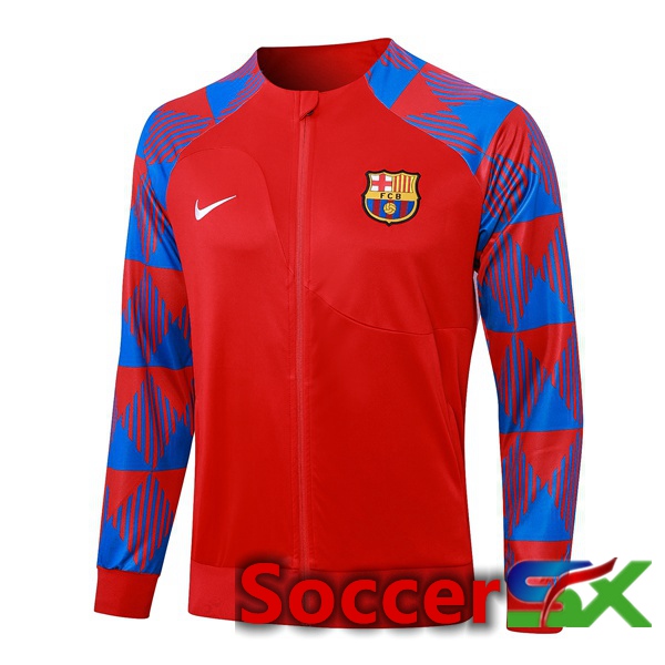 FC Barcelona Training Jacket Red Blue 2023/2024