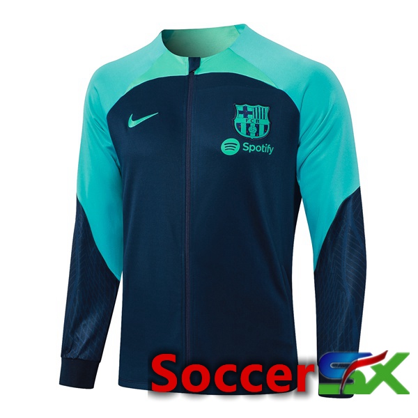 FC Barcelona Training Jacket Green Royal Blue 2023/2024