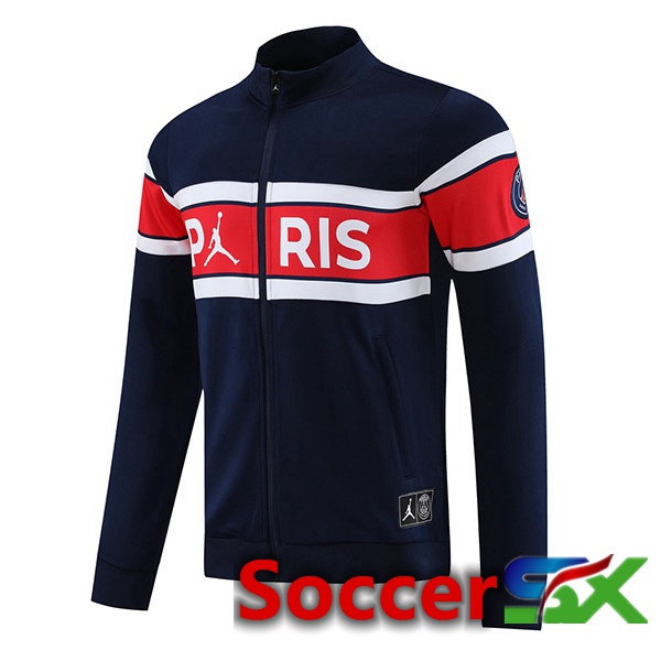 JORDAN Paris PSG Training Jacket Royal Blue Red 2023/2024