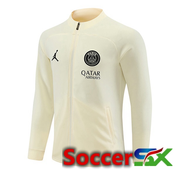 JORDAN Paris PSG Training Jacket Yellow 2023/2024