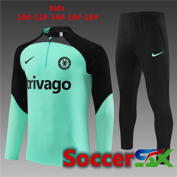 FC Chelsea Kids Training Tracksuit SuitGreen 2023/2024