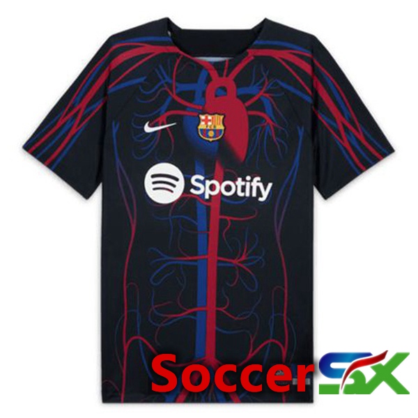 FC Barcelona Soccer Jersey Blue Red 2023/2024