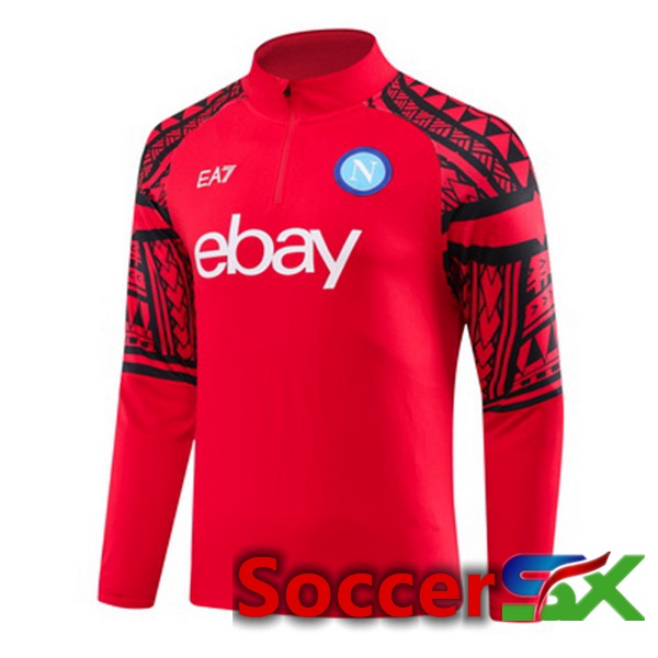 SSC Napoli Training Sweatshirt Red 2023/2024