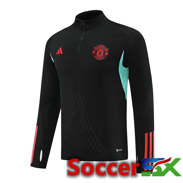 Manchester United Training Sweatshirt Black 2023/2024