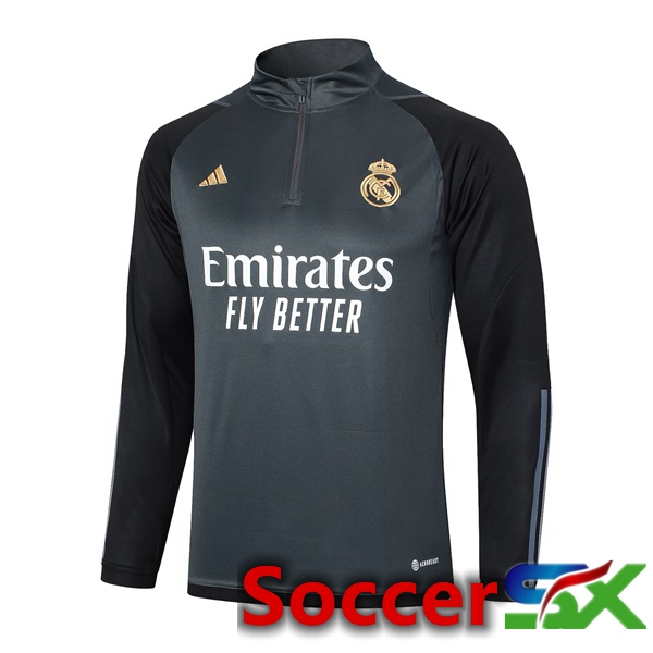 Real Madrid Training Sweatshirt Grey 2023/2024