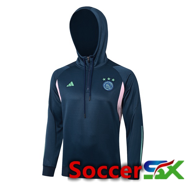 AFC Ajax Training Sweatshirt Hoodie Blue Royal 2023/2024