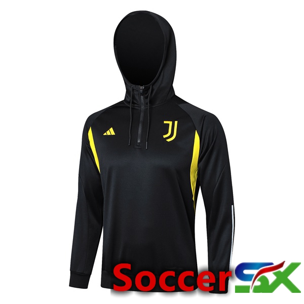 Juventus Training Sweatshirt Hoodie Black 2023/2024