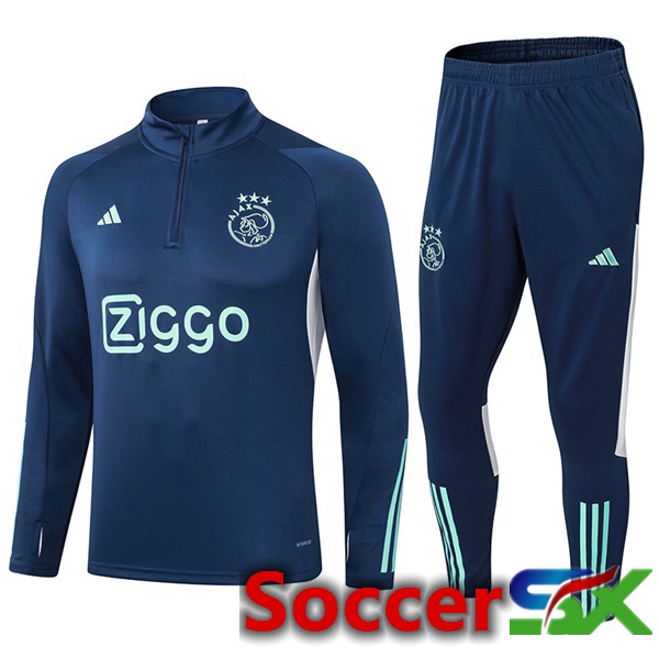 AFC Ajax Blue Training Tracksuit Suit Royal 2023/2024