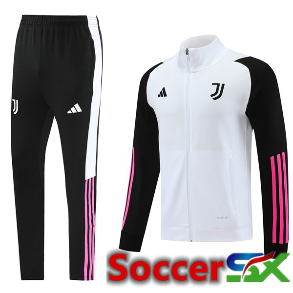 Juventus Training Jacket Suit White Black 2023/2024
