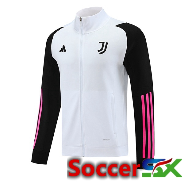 Juventus Training Jacket White Black 2023/2024