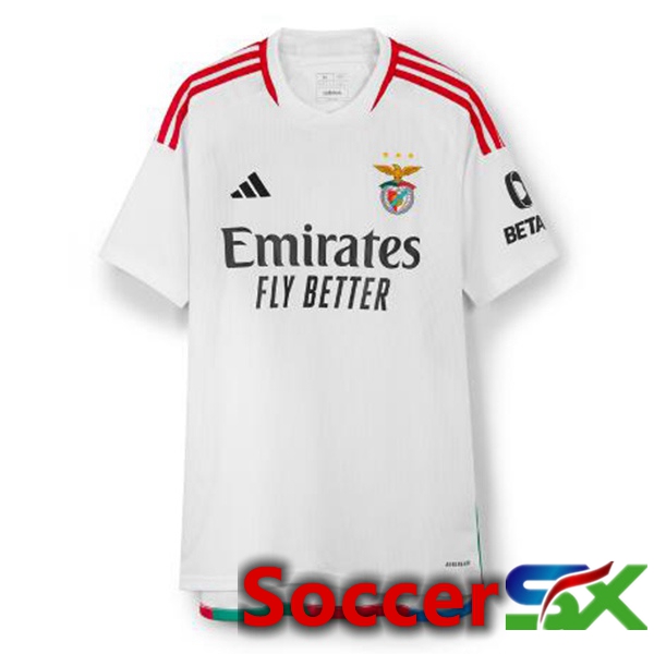 S.L Benfica Soccer Jersey Third White 2023/2024