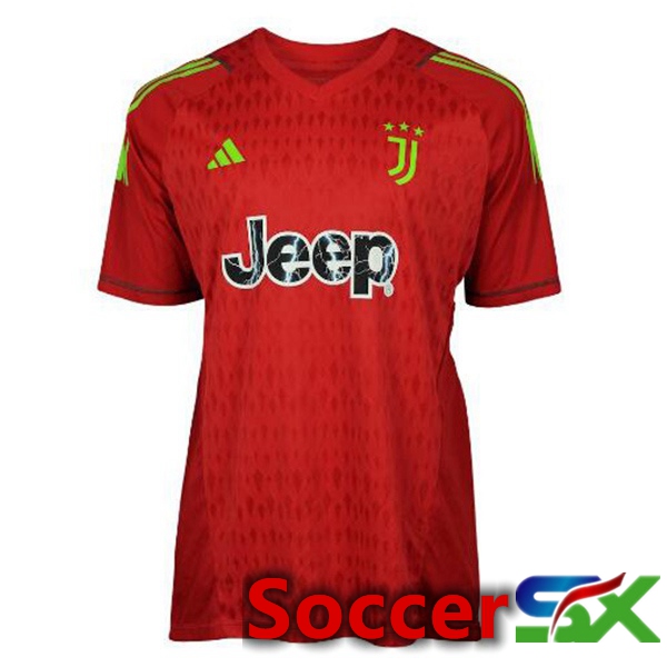 Juventus Soccer Jersey Home Goalkeeper Red 2023/2024