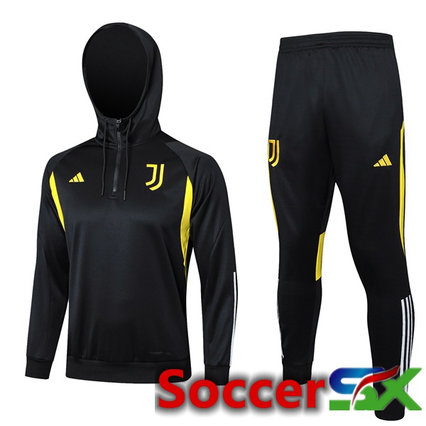 Juventus Training Tracksuit Hoodie Black 2023/2024