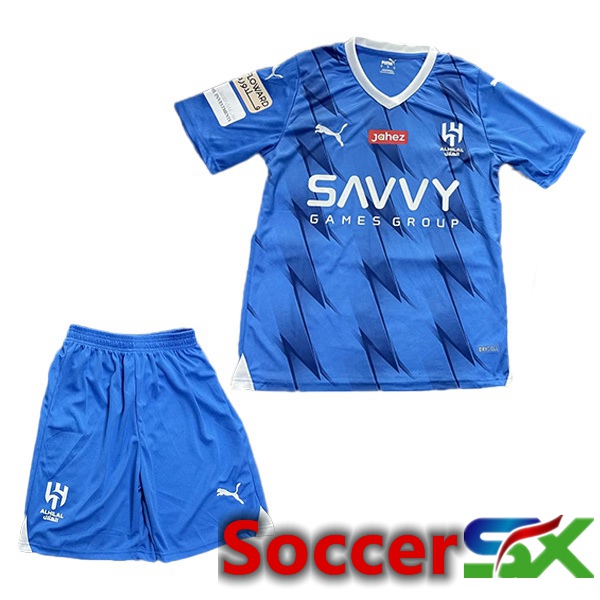 Al-Hilal FC Kids Soccer Jersey Home Blue 2023/2024