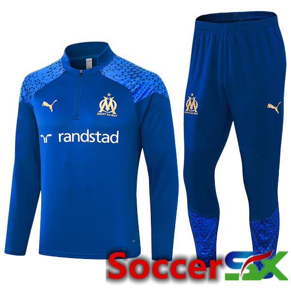 Marseille OM Training Tracksuit Suit Blue 2023/2024