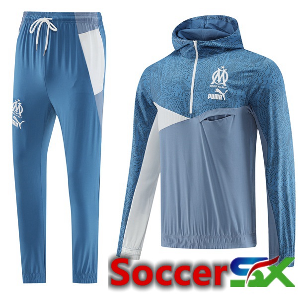 Marseille OM Training Tracksuit Windbreaker Blue 2023/2024