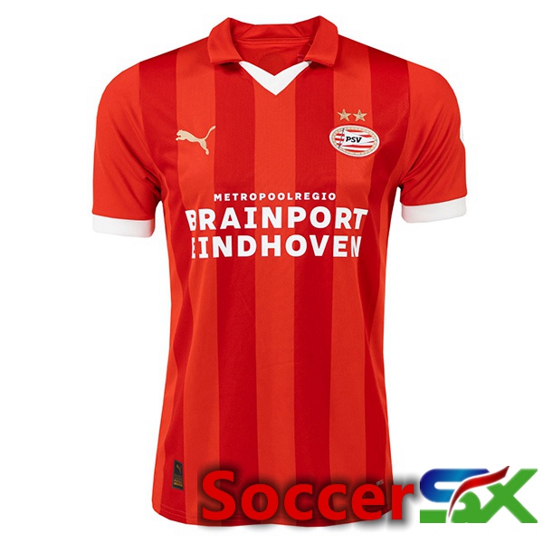 PSV Eindhoven Soccer Jersey Home Red 2023/2024