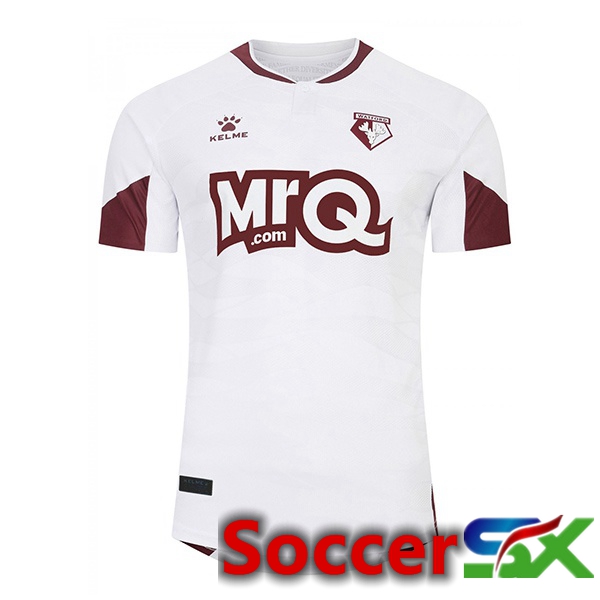 Watford FC Soccer Jersey Away White 2023/2024