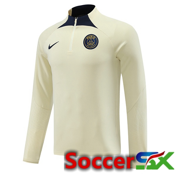 Paris PSG Training Sweatshirt Yellow 2023/2024