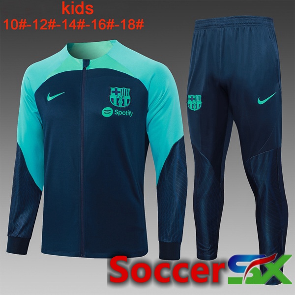 FC Barcelona Kids Training Training Jacket Suit Blue Royal 2023/2024