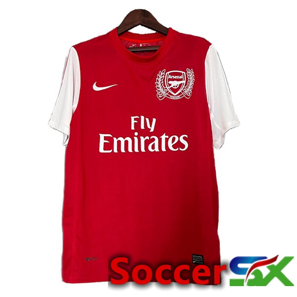 Arsenal Retro Soccer Jersey Home Red 2011-2012