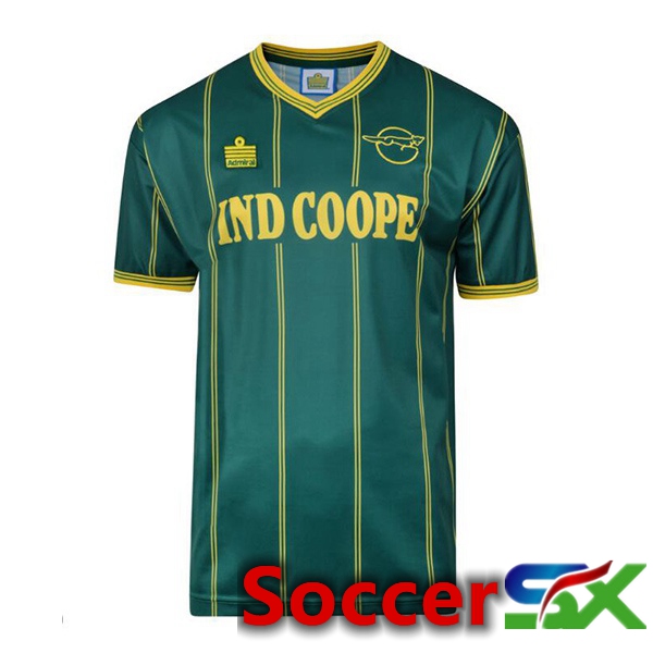 Leicester City Retro Soccer Jersey Away Green 1984