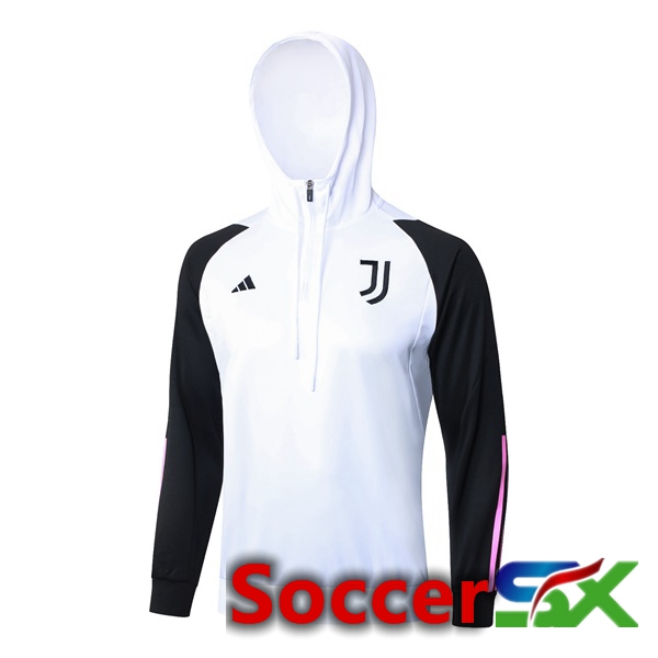 Juventus Training Sweatshirt Hoodie White 2024/2025