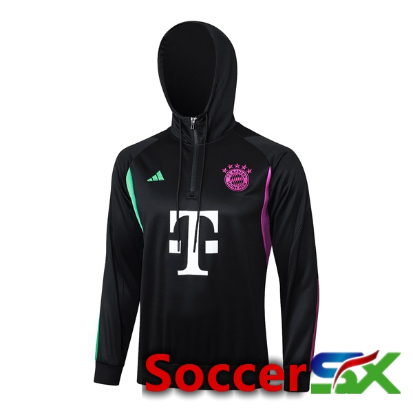 Bayern Munich Training Sweatshirt Hoodie Black 2024/2025