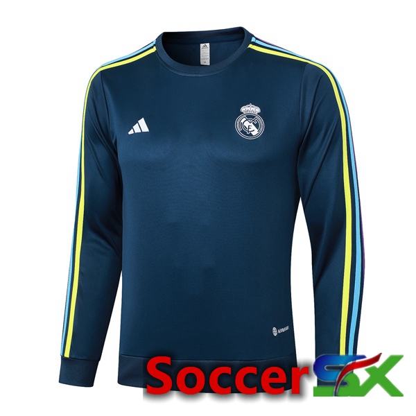 Real Madrid Training Sweatshirt Blue Royal 2024/2025