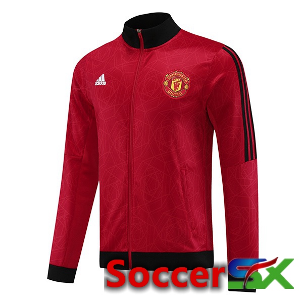 Manchester United Training Jacket Red 2024/2025