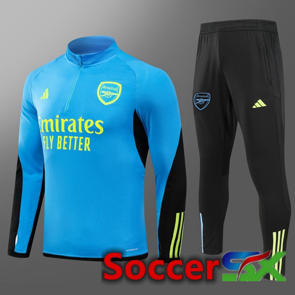 Arsenal Training Tracksuit Suit Kids Blue 2024/2025